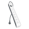 Belkin 6 Outlet Surge Protector with 2m Cord (BSV603AU2M)