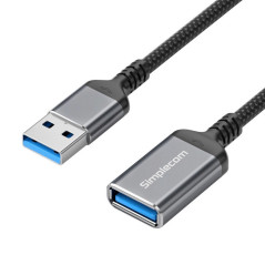 USB 3.0 Extension Cable USB-A Male to USB-A Female Nylon Braided 2.0M