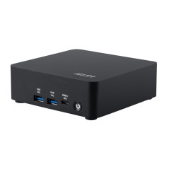 MSI Cubi NUC AI 1UMG-012BAU Mini PC Black Barebone Core Ultra 7 155H, 2x Thunderbolt 4 2x HDMI 2x IntelÂ® I226V (2.5G) Wi-Fi 6E 