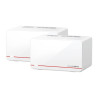 Mercusys Halo H37BE(2-pack) BE6500 Whole Home Mesh Wi-Fi 7 System,  688 Mbps at 2.4 GHz, 5760 Mbps at 5 GHz,, MLO, 4096-QAM, OFD