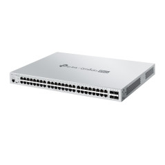TP-LINK OMADA PRO 48-PORT MANAGED 10G L2+ SWITCH, POE+(48), SFP+(4), 1U, 5YR