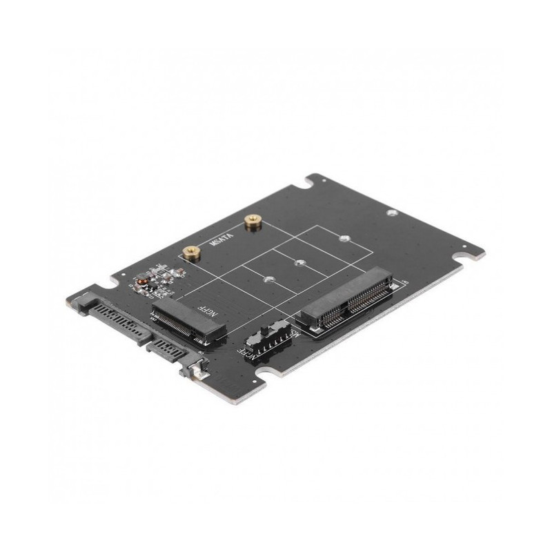 Simplecom SA207 mSATA + M.2 (NGFF) to SATA 2 In 1 Combo Adapter