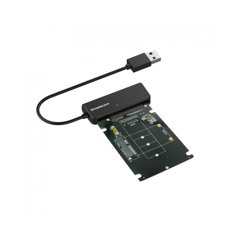 Simplecom SA225 USB 3.0 to mSATA + M.2 (NGFF B Key) 2 In 1 Combo Adapter