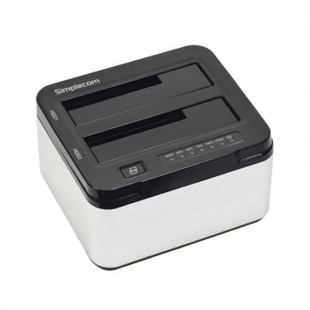 Simplecom SD322 Dual Bay USB 3.0 Aluminium Docking for 2.5/3.5 Black