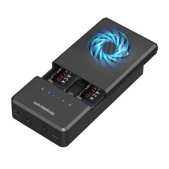 Dual Bay NVMe M.2 SSD Enclosure Offline Clone Docking Station USB 3.2 Gen2 10Gbps