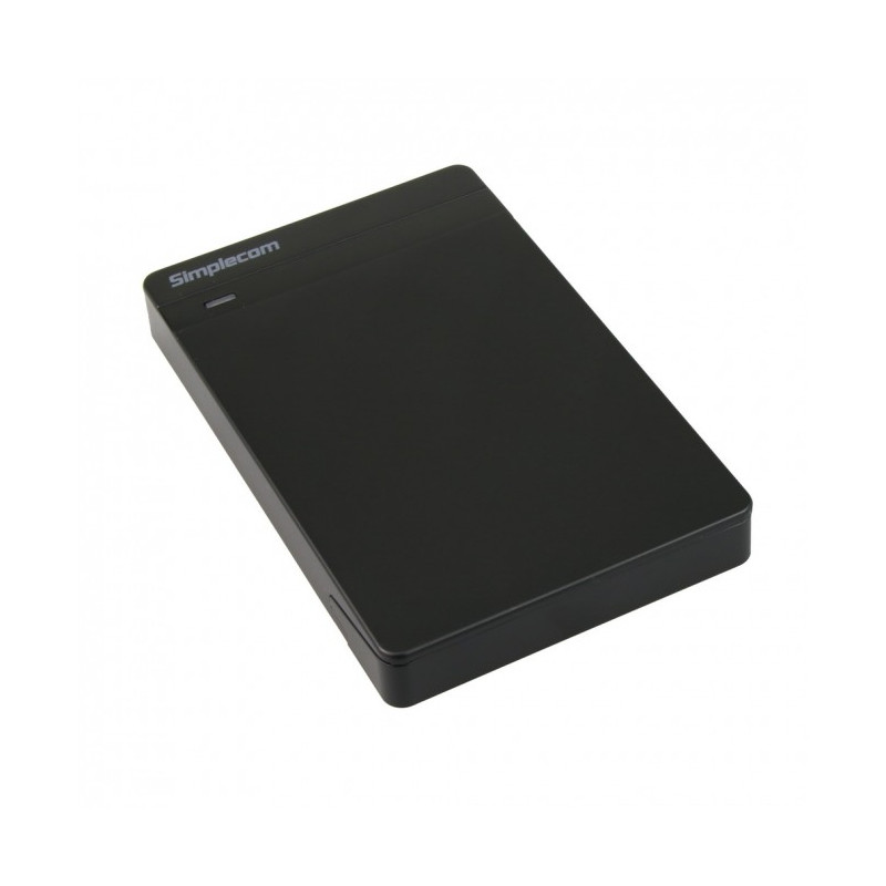Simplecom SE203 Tool Free 2.5in SATA HDD SSD to USB 3.0 Hard Drive Enclosure - Black Enclosure
