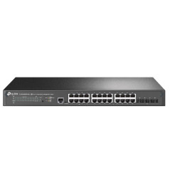 TP-LINK OMADA 24-PORT MANAGED GIGABIT L2+ SWITCH, POE+(16), POE++(8), SFP+(4), 5YR