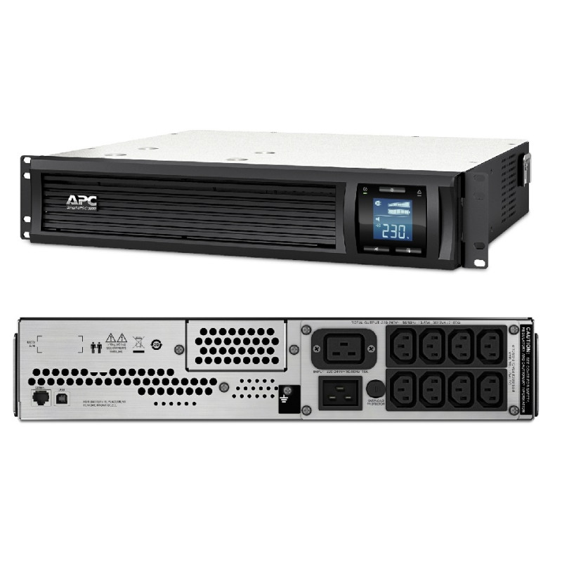 APC SMC3000RMI2U C 3000VA 230V Line Interactive Sinewave 2U Smart UPS