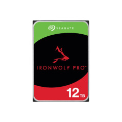 Seagate Ironwolf Pro - NAS - 3.5in HDD - 12TB - Sata 6GB/S - 7200Rpm - 256Mb Cache - 5 Years Or 2.5M Hours Mtbf Warranty