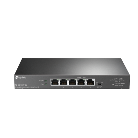 TP-Link 5-Port 2.5G Desktop Switch with 4-Port PoE++ (TL-SG105PP-M2), 3-Year WTY