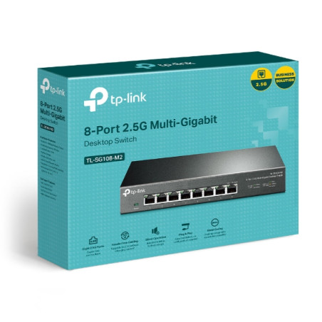 TP-Link TL-SG108-M2 8-Port 2.5G 100/1000/2500Mbps Desktop Switch
