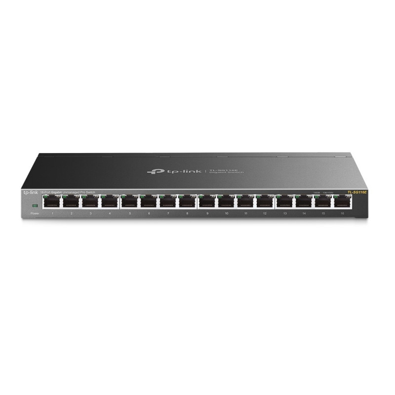 TP-Link TL-SG116E 16-Port Gigabit Unmanaged Pro Desktop Switch