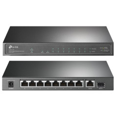TP-Link TL-SG1210P 10-Port Gigabit Desktop Switch with 8-Port PoE+