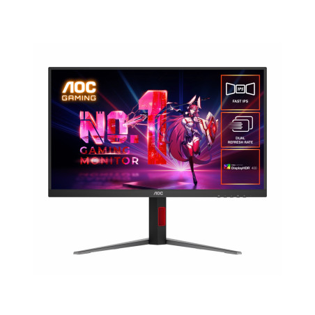 AOC 27' Fast IPS U27G4: 3840Ã2160@160Hz, 1920 Ã 1080 @ 320Hz, 0.5ms MPRT, HDR, sRGB 127%, DCI-P3 99%, HDMI 2.1, DP 1.4, ergono