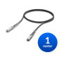 SFP+ Direct Attach Cable, Length 1m, 10/1 Gbps Throughput Rate, SFP+ to SFP+ connector