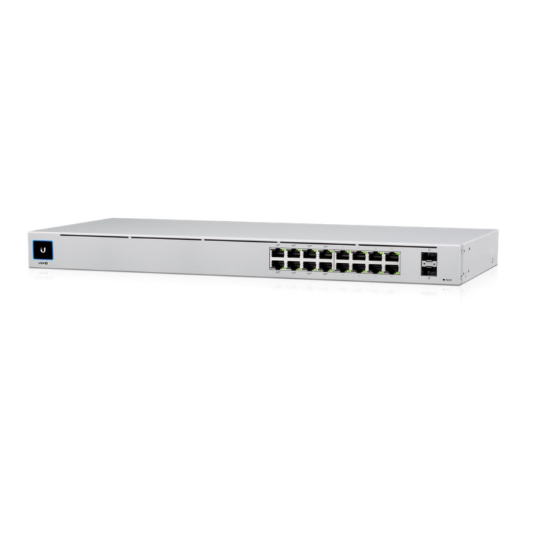 Ubiquiti UniFi Managed PoE+ 16 Port Gigabit Switch with 2 SFP Ports