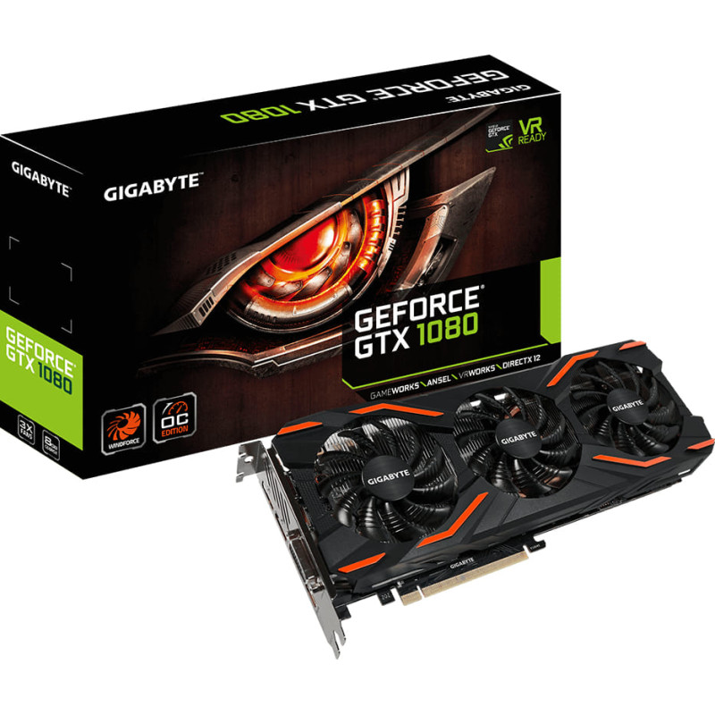 Gigabyte GeForce GTX1080 Windforce OC 8GB