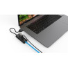 Volans 3-Port USB 3.0 Hub + RJ45 Gigabit Ethernet Adapter