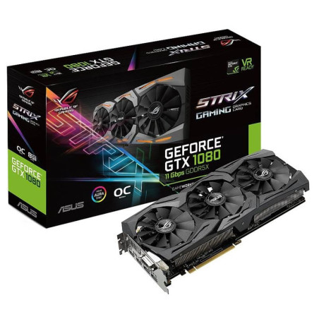 ASUS ROG Strix GeForce GTX1080 8GB OC 11Gbps Graphics Card