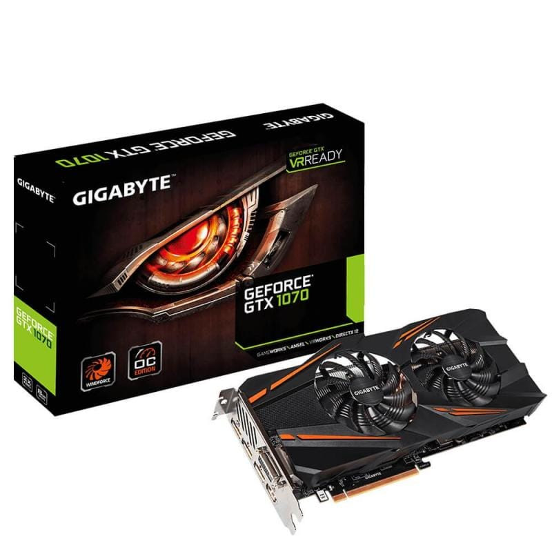 Gigabyte GeForce GTX1070 WINDFORCE OC 8GB GV-N1070WF2OC-8GD
