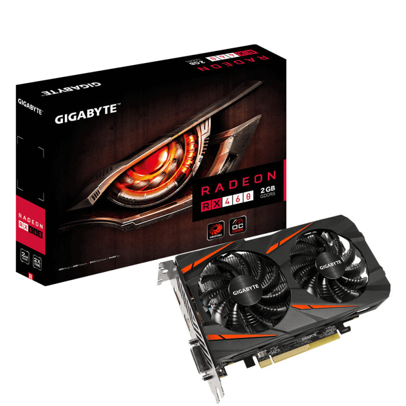 Gigabyte RX460 2GB GV-RX460WF2OC-2GD Graphics Card