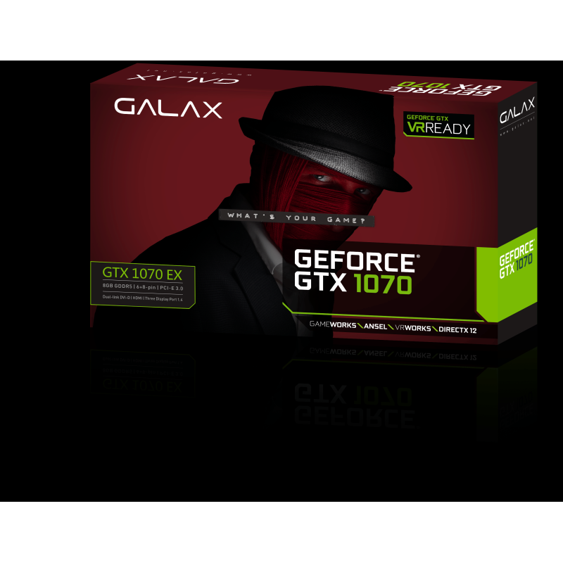 Galax GeForce GTX 1070 EX Graphics Card