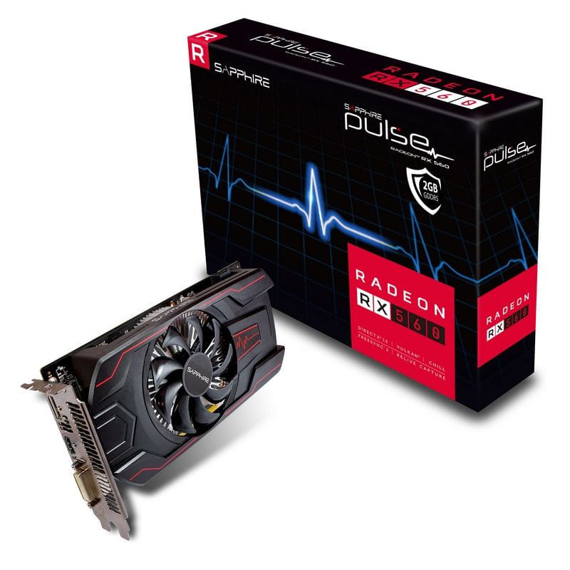 Sapphire Pulse Radeon RX 560 2GB Graphics Card