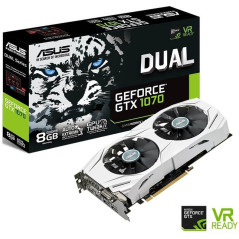 ASUS GeForce GTX 1070 DUAL 8GB, DVI/2HDM/2DP Graphics Card