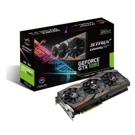 Manufacturer Refurbished Asus NVIDIA GEFORCE STRIX-GTX1080-O8G-GAMING - Graphics Card Only