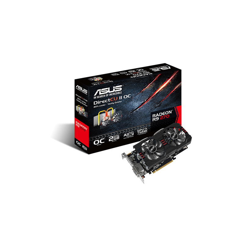 Asus R9 270 2GB DC2OC 28nm Graphics Card