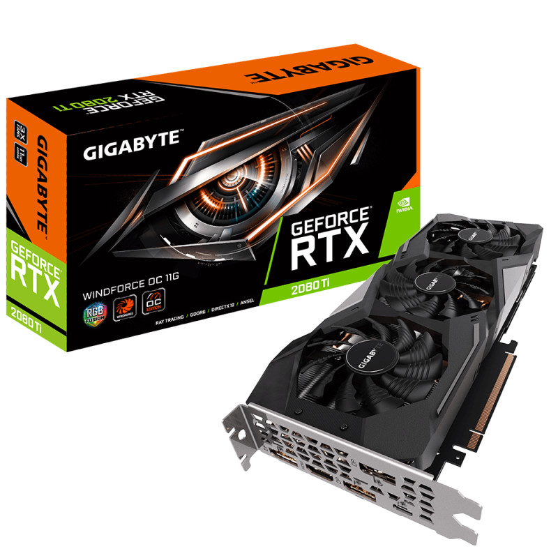 Gigabyte GeForce RTX 2080 Ti WINDFORCE OC 11GB Graphics Card