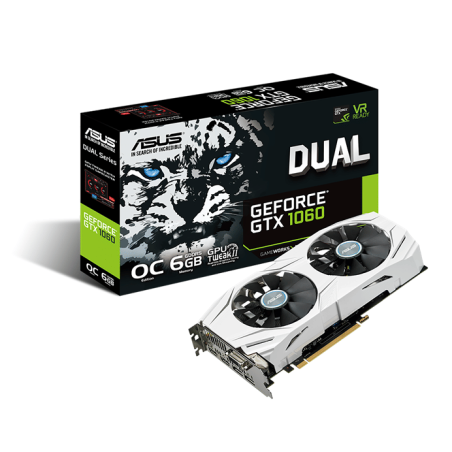 Manufacturer Refurbished Asus Dual GeForce GTX 1060 6GB OC Graphics Card