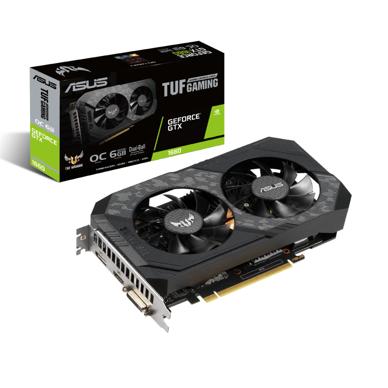 ASUS TUF Gaming GeForce GTX 1660 OC 6GB Graphics Card