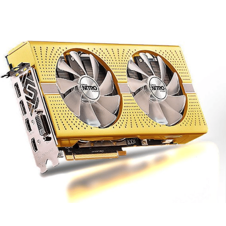 Sapphire Nitro+ Radeon RX 590 8GB 50th Anniversary Edition Graphics Card - Gold