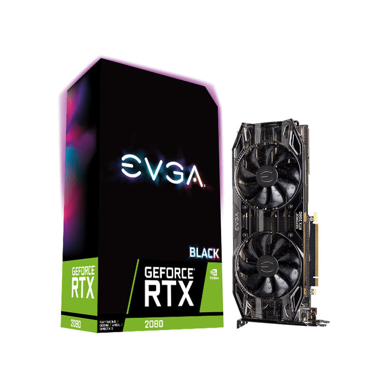 EVGA GeForce RTX 2080 Black Edition 8GB Graphic Card