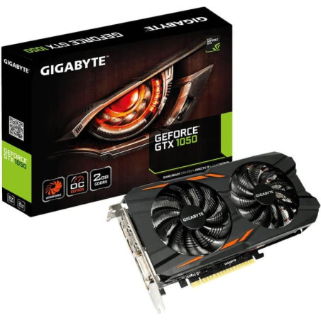 JW Refurbished Gigabyte GeForce GTX 1050 Windforce OC 2G Graphics Card Only