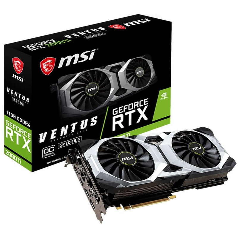 MSI RTX2080Ti Ventus GP 11G OC Graphics Card