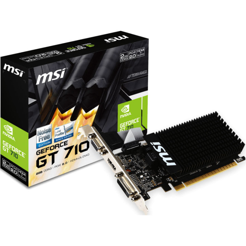 MSI GeForce GT 710 2G Low Profile Graphics Card