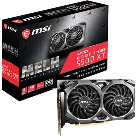 MSI MECH Radeon RX 5500 XT 4G OC Graphics Card