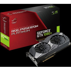 Manufacturer Refurbished ASUS (ROG-POSEIDON-GTX1080TI-P11G-GAMING) 11GB Platinum Edition Graphics Card - Graphics Card Only