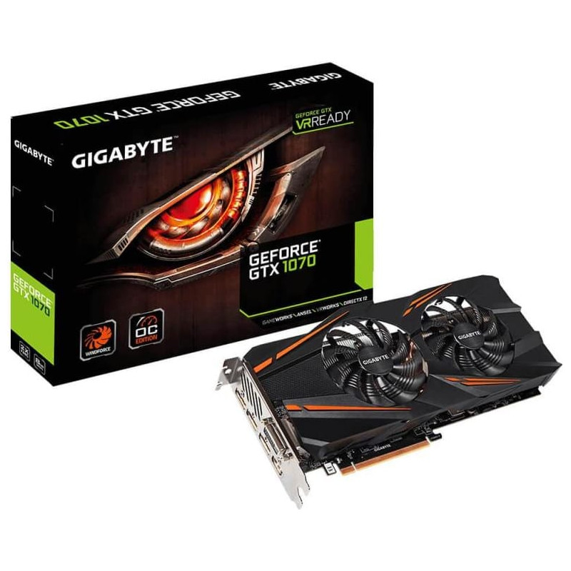 Manufacturer Refurbished Gigabyte GeForce GTX 1070 WindForce OC 8G Graphics Card