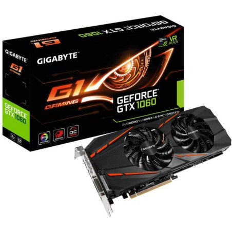 Manufacturer Refurbished Gigabyte GeForce GTX 1060 G1 3G Gaming Graphics Card