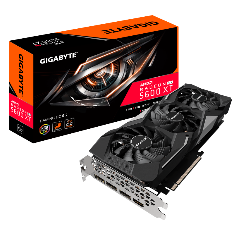 Gigabyte Radeon RX 5600 XT 6G OC Gaming Graphics Card