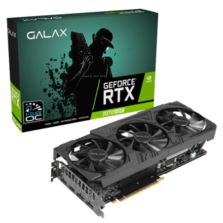 Galax RTX 2070 Super 8GB EX Gamer Graphics Card - Black Edition