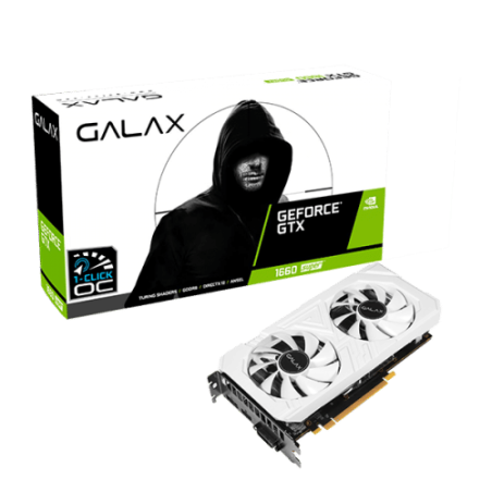 Galax GTX 1660 Super 6GB EX 1-Click OC Graphics Card - White
