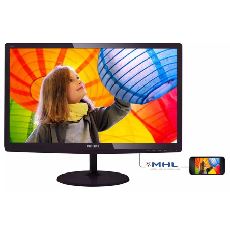 (Carton Damaged) Philips 247E6QDAD 24" LED Monitor