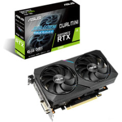 Asus Dual -RTX2060-6G-MINI Graphics Card NVIDIA GeForce RTX 2060 6 GB GDDR6