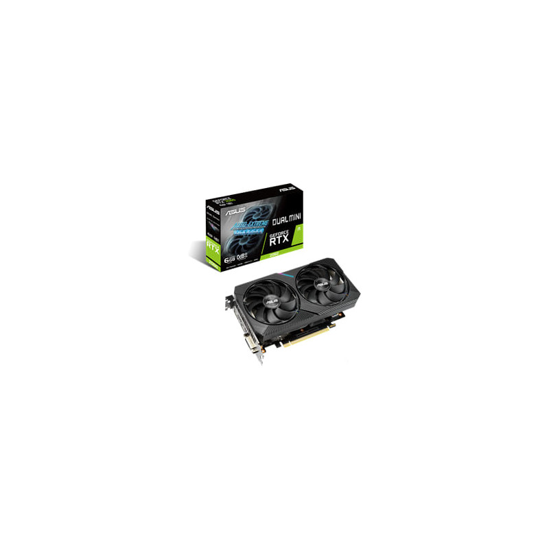 Asus Dual -RTX2060-6G-MINI Graphics Card NVIDIA GeForce RTX 2060 6 GB GDDR6