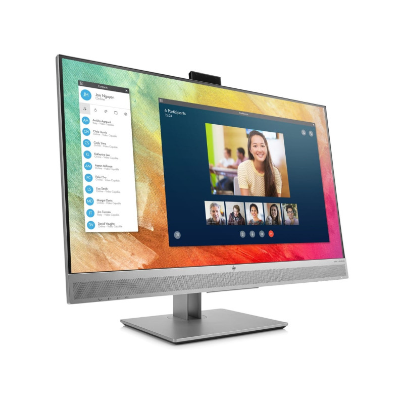 HP EliteDisplay E273M 27" FHD IPS Height Adjustable Monitor With Webcam