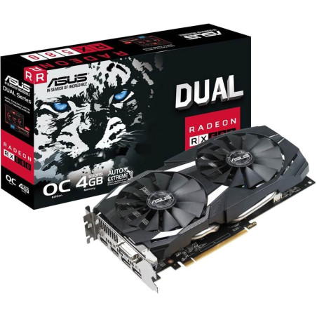 Manufacturer Refurbished ASUS Dual Radeon RX 580 OC 4GB Graphics Card